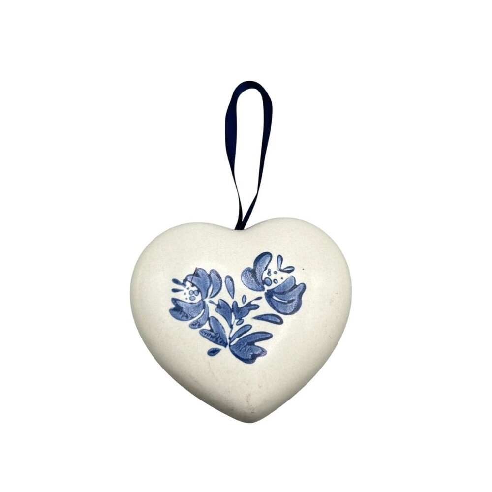 Vintage Pfaltzgraff Yorktown Heart-Shaped Pomander Diffuser Sachet Potpourri